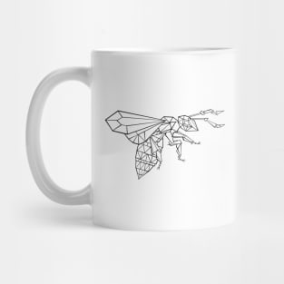 Polygonal flying bee Mug